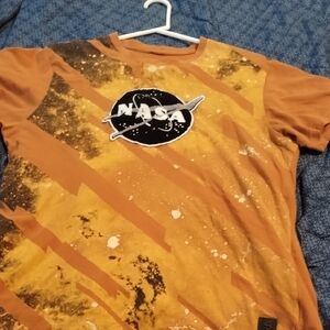 NASA Graphic T-Shirt in Orange and Black